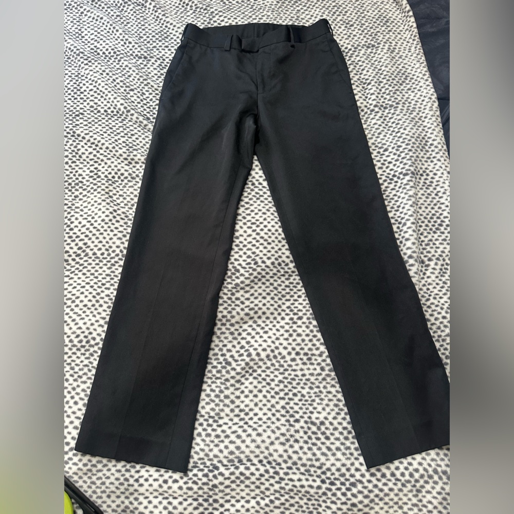 Structure Black Dress Pants for Men